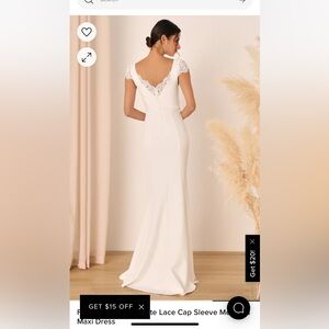 Lulu’s Forever Beloved White wedding dress XL
